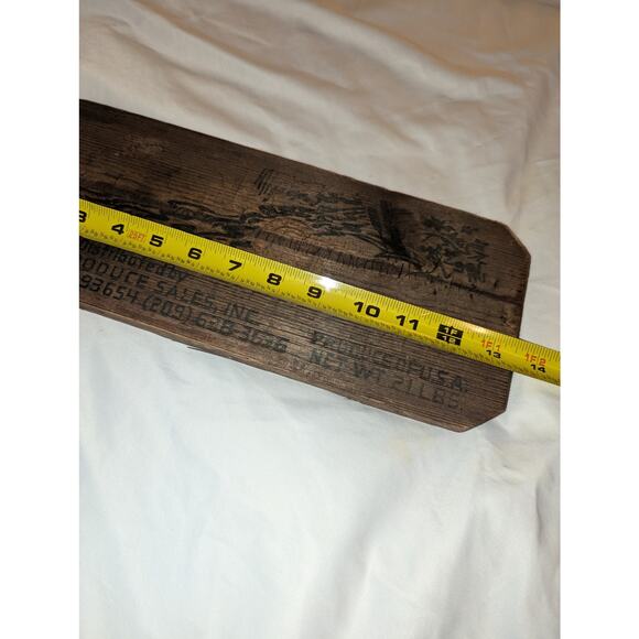 Coral Creek Corrin Produce Ruby Red Seedless Grape Wooden Carved Sign Reedley Ca - Picture 4 of 5